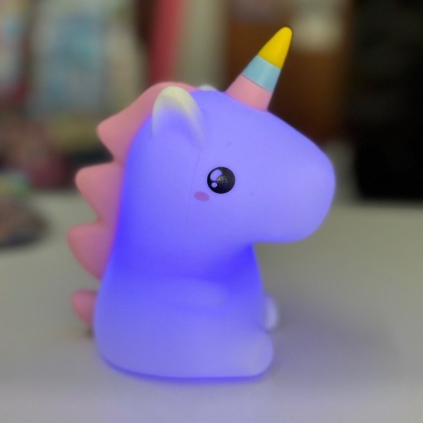 Producto - Lámpara Velador Silicona RGB Unicornio 6869 - 0
