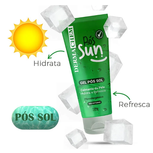Producto - Dermachem - Gel Pós-Sol Hidrata e Refresca