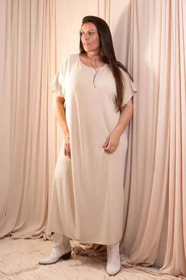 Producto - Vestido largo manga japonesa - morley - 0