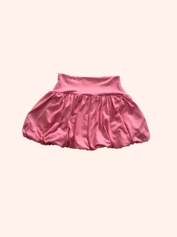 Producto - Pollera globo rosa