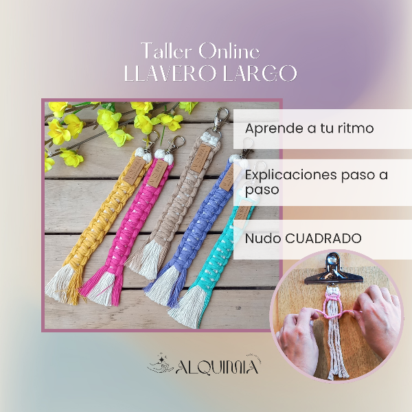 Producto - Macramé: LLAVERO LARGO