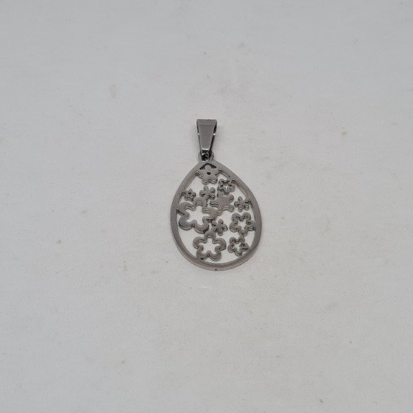 Producto - Dije flores lisas