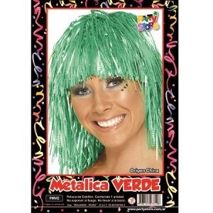 Producto - Peluca Metalizada Verde