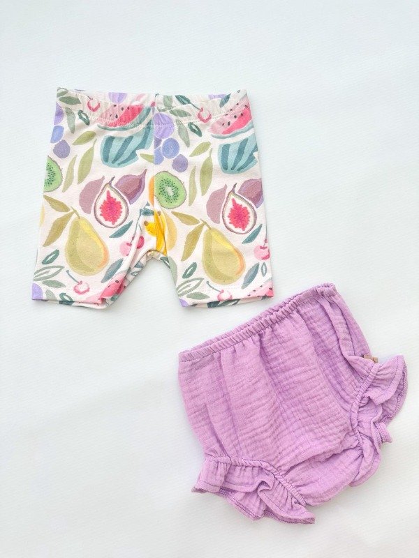 Producto - Biker frutas y bombachudo lila baby