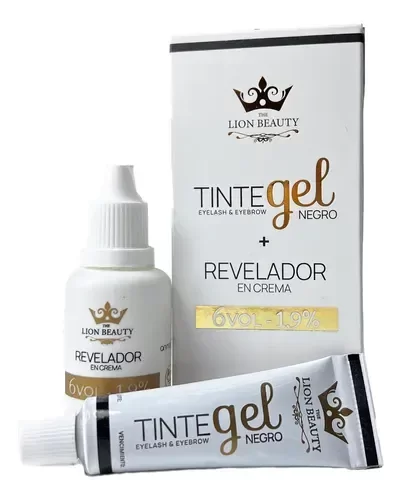Producto - Kit de Tinte Gel Negro - The Lion Beauty