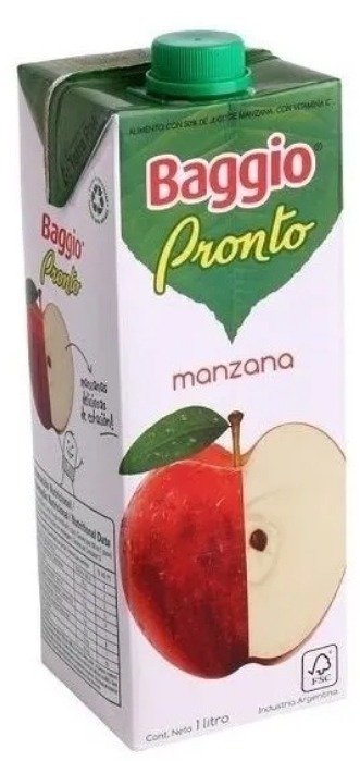 Producto - Jugo BAGGIO pronto Manzana x litro