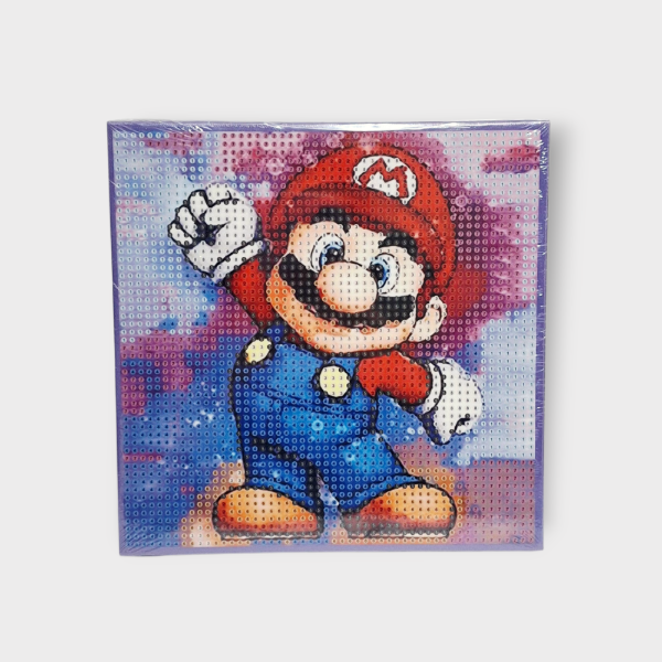 Producto - Pintura Diamante 20x20 Mario Bross