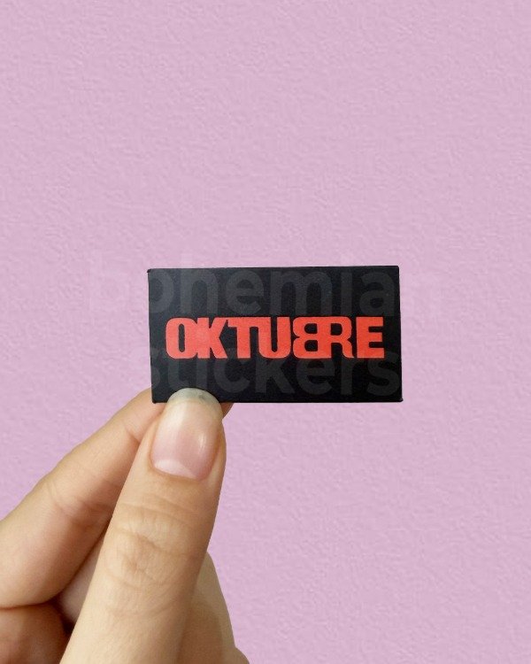 Producto - OKTUBRE #2  - Sticker Individual de Patricio Rey y sus Redonditos de Ricota