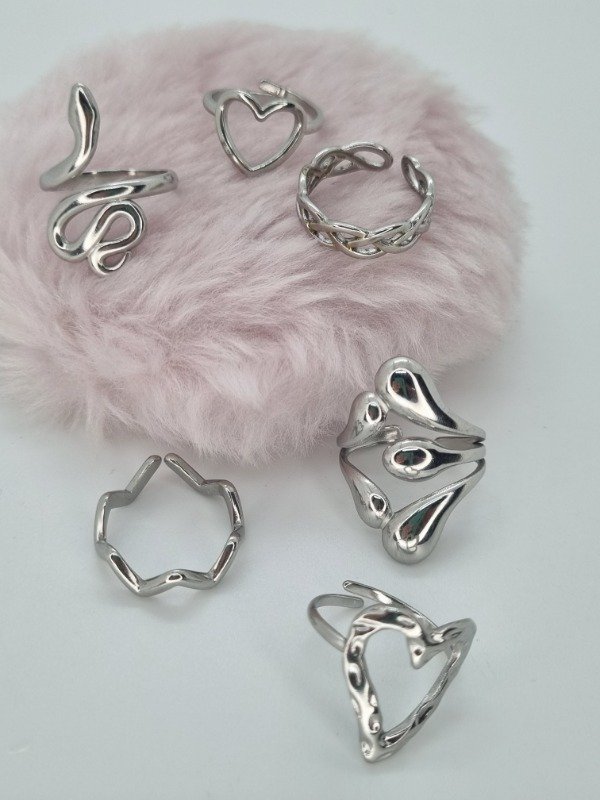 Producto - Anillo acero quirurgico inflado forma individual