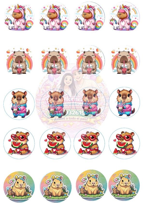 Producto - Chocotransfer capibara