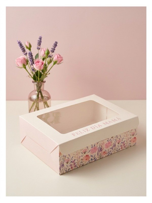 Producto - Caja "feliz dia mama" 24x32.5x10