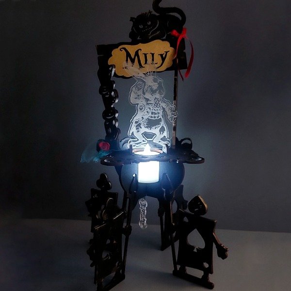 Producto - Centro de mesa Alicia en el país de las Maravillas Vintage