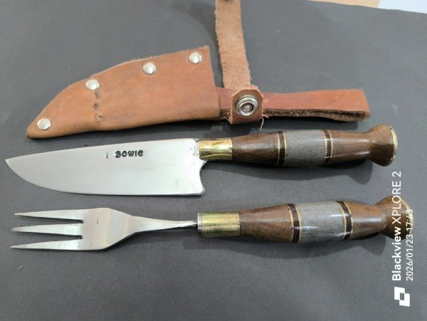 Producto - JUEGO DE CUBIERTOS- (MEDIANO)- ( ARTESANAL - BOWIE)- MODELO UNICO