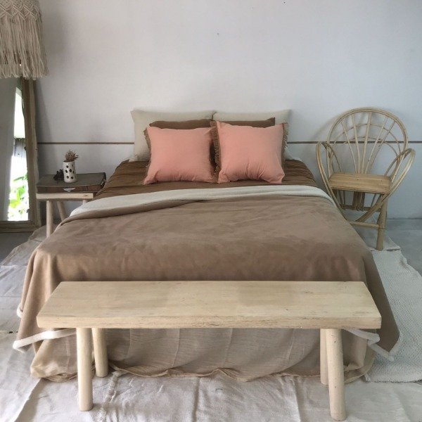 Producto - Manta Gamulán Mocca - Dos medidas