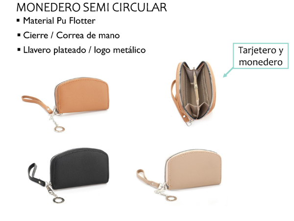 Producto - MONEDERO SEMICIRCULAR LA CHAPELLE 6605