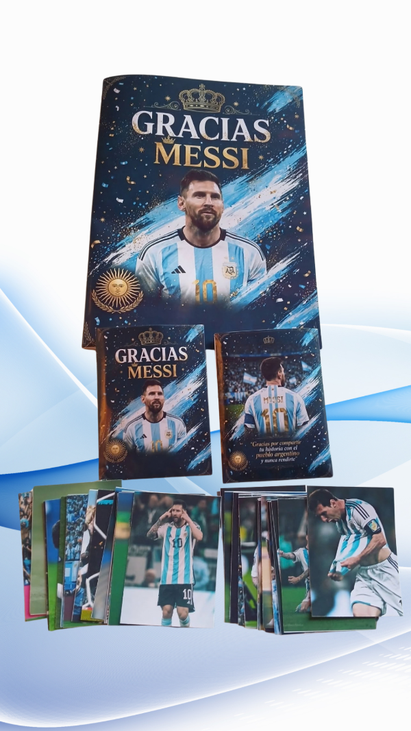 Producto - ÁLBUM DE FIGURITAS GRACIAS MESSI - 4