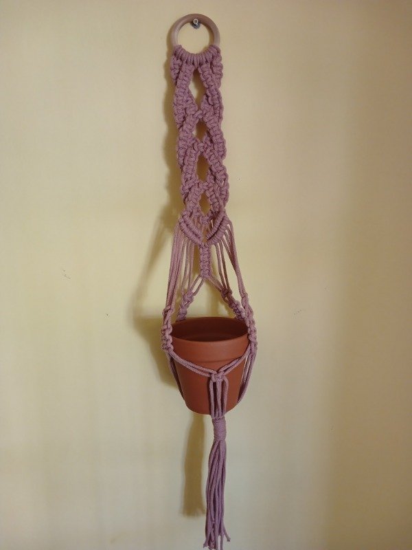 Producto - Portamaceta Colgante en Macramé