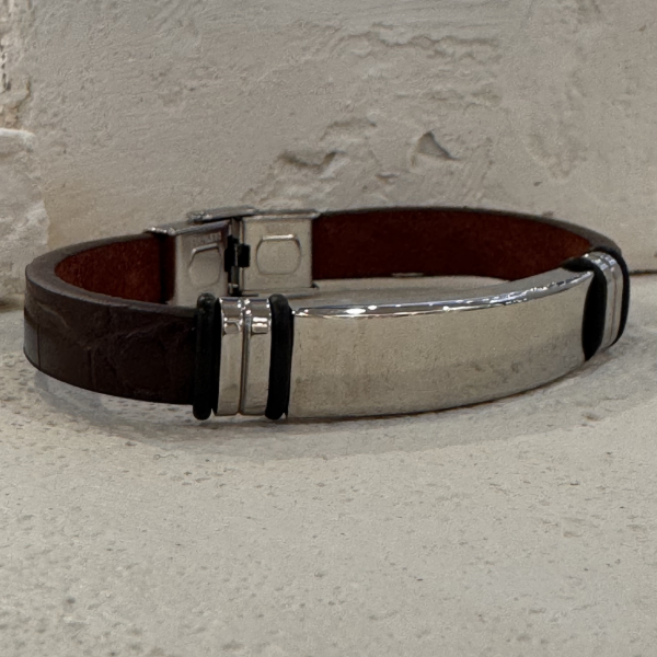 Producto - Pulsera cuero marron