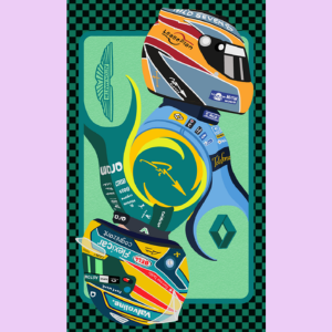 Producto - Cartas Holograficas - F1 - Renault x Aston Martin - Alonso