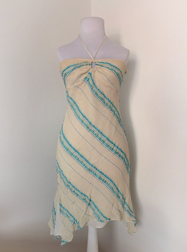 Producto - Vestido Crema Strapless T. S/M