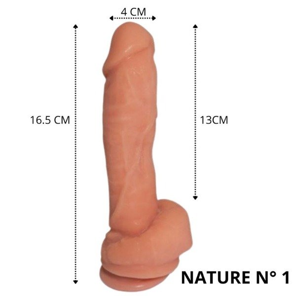 Producto - Dildo Nature Nude N 1 - REAL SKIN - 2