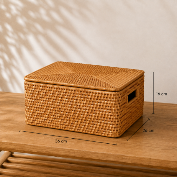 Producto - Caja Organizadora de Rattan S - 1