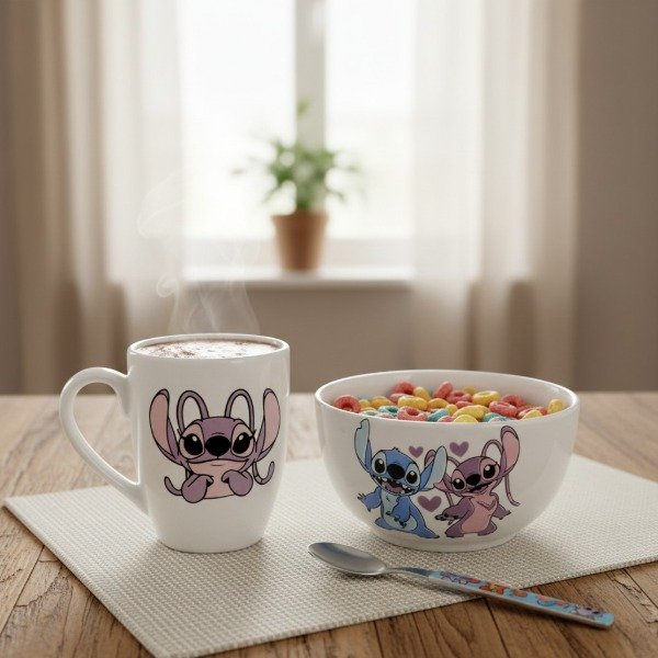 Producto - TAZA BOMBE MAS CUENCO CERAMICA VITRIFICADA VARIOS PERSONAJES - 4