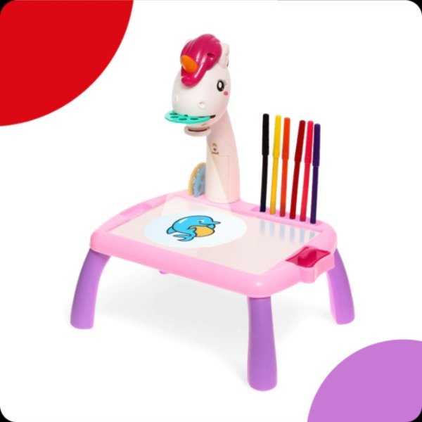 Producto - Mesa Didactica 2008 Bebesit Unicornio Rosa
