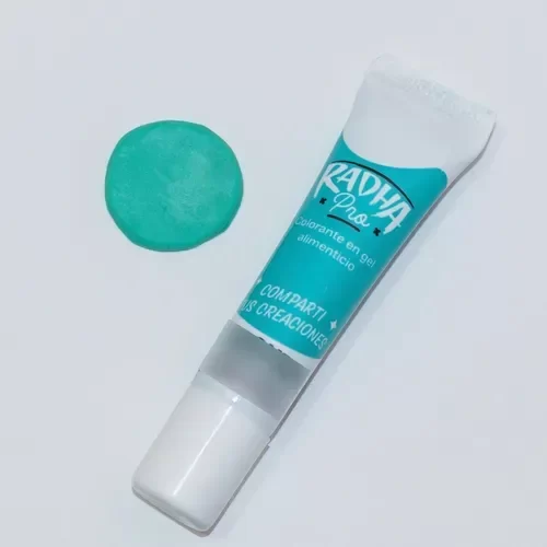 Producto - Colorante en gel turquesa RADHA