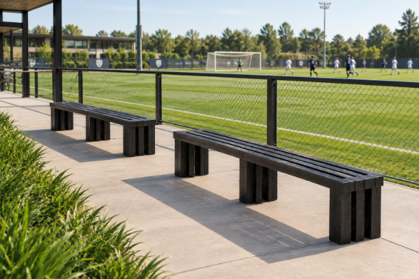 Producto - Banco Doble Para Exterior Madera Plastica - 4
