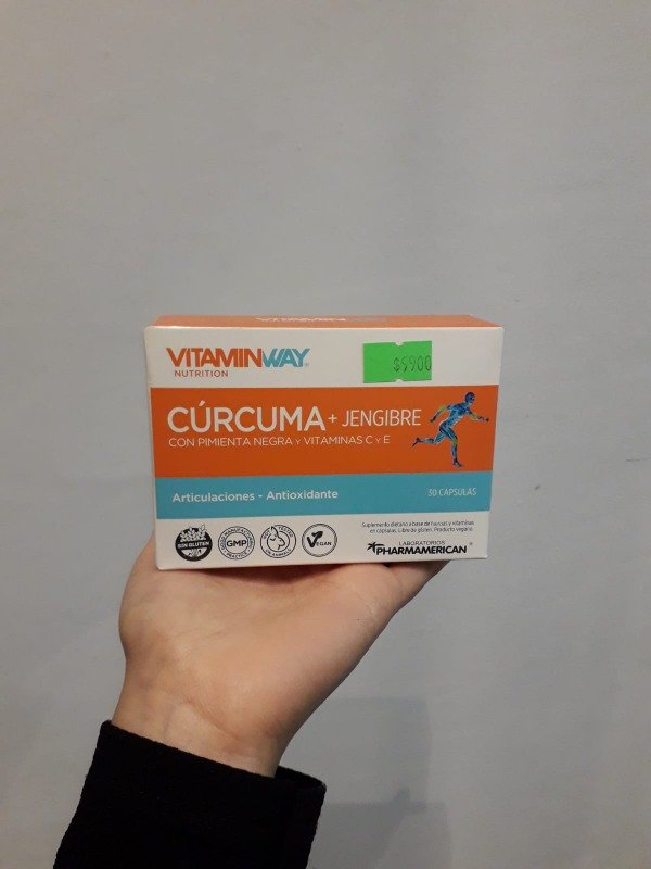 Producto - Vitamin Way Curcuma y jengibre 30 capsulas