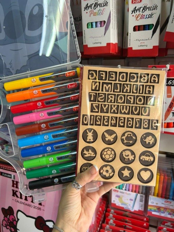 Producto - Marcadores Trabi Megapinturon x 10 para sellos