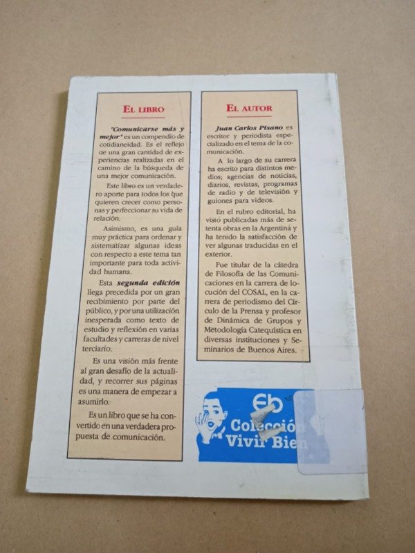 Producto - Comunicarse más y mejor - Juan Carlos Pisano - Bonum 1994 - 1