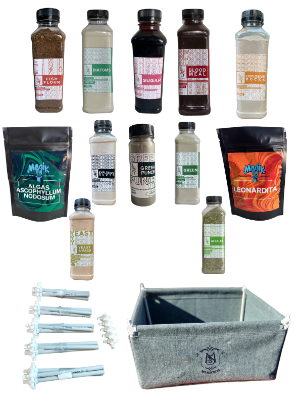 Producto - Combo Maceta geotextil c/Estructura de PVC +Nutricion Magik completa 500CC