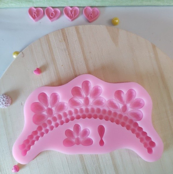 Producto - Molde de silicona corona 3d - collar 6987513541654