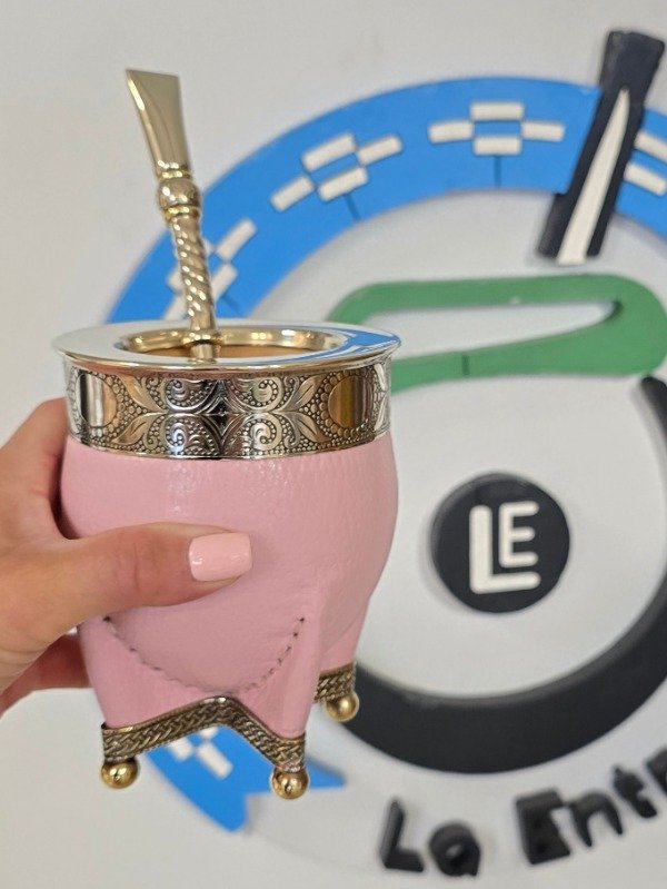 Producto - Imperial Alpaca Patitas Bronce / Cuero Rosa