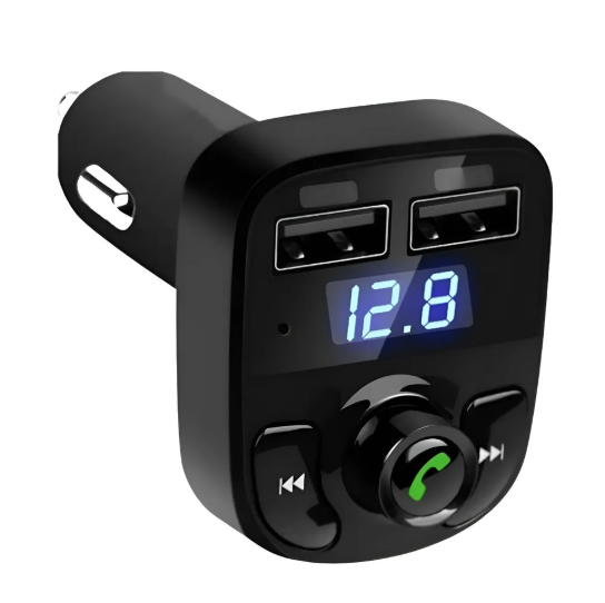 Producto - CARGADOR ADAPTADOR P/ AUTO 2 PUERTOS USB C/BT