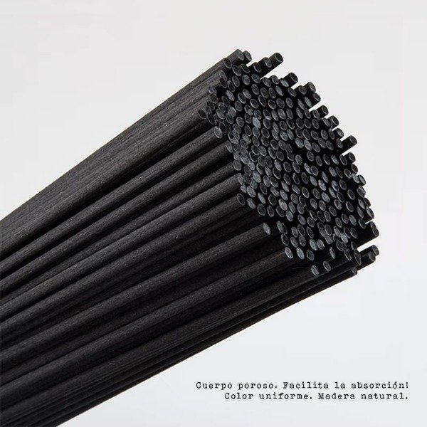 Producto - VARILLAS PARA DIFUSOR DE RATTAN NEGRO. 100 UNIDADES