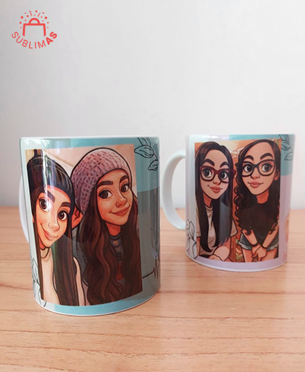 Producto - Fototaza Modelo anime ilustrado con tu foto