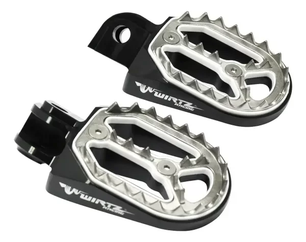 Producto - Pedalines Negro Anchos Wirtz Tornado Xr 250 Xr 300 Crf 230 Xtz 250