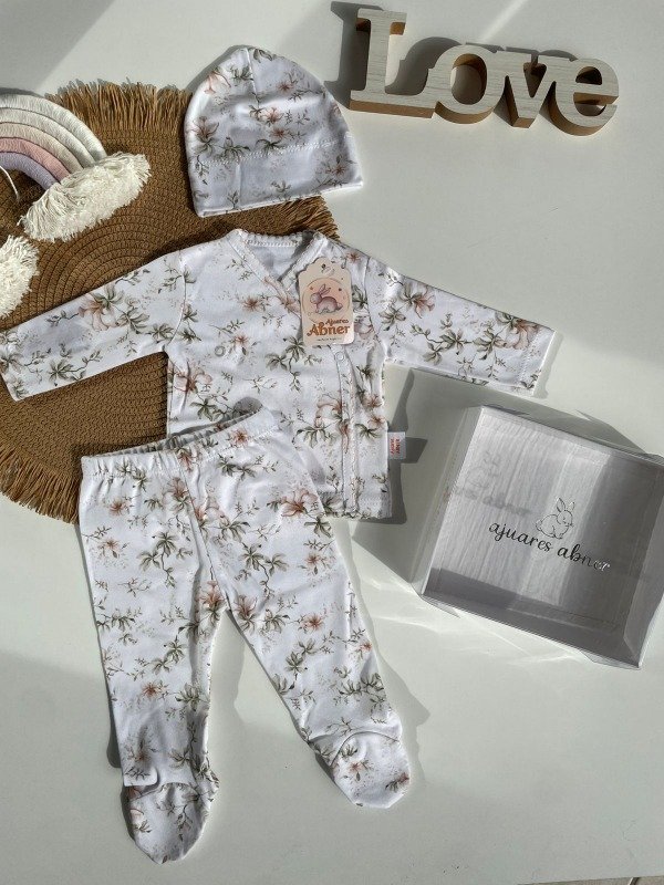 Producto - AJUAR PIMA FLOREADO - COD 1165