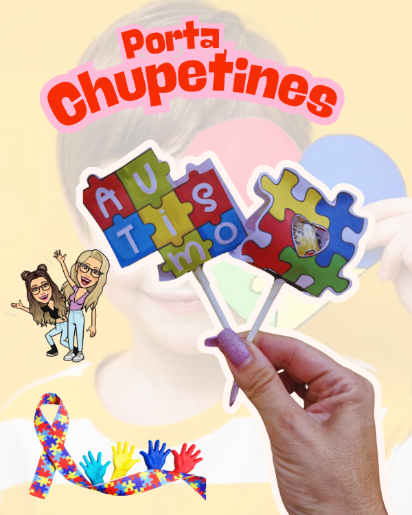 Producto - PORTA CHUPETINES. DÍA DEL AUTISMO