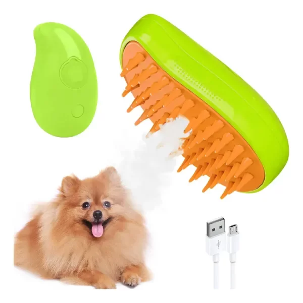 Producto - Cepillo De Vapor Para Gatoperro Mascotas Color Verde