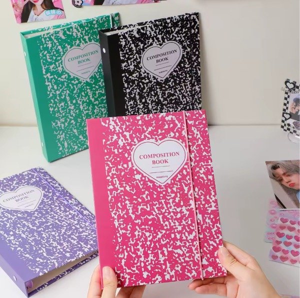 Producto - BINDER COMPOSITION A5 LUCALAB ORIGINAL COLOR ROSA - 0