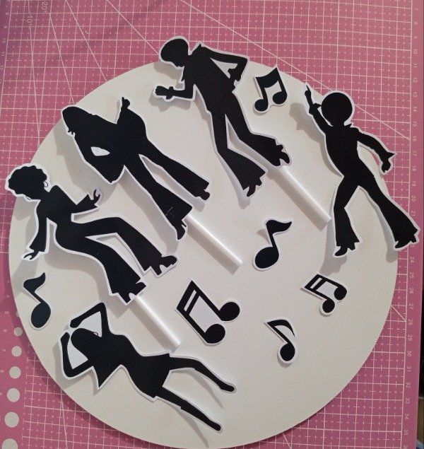 Producto - Toppers papel Dance