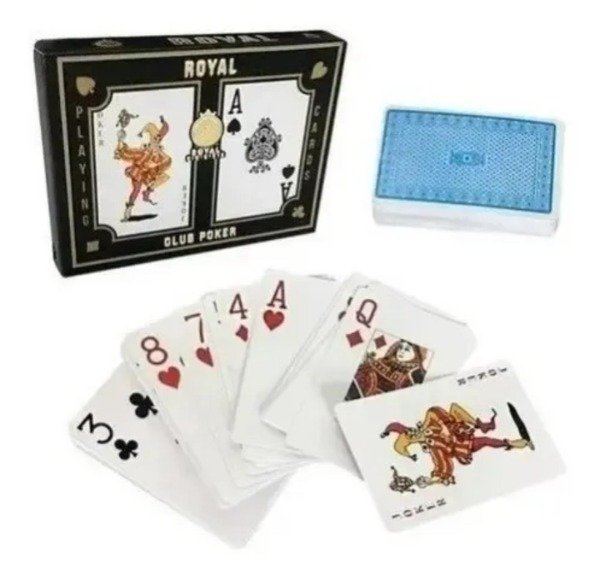 Producto - NAIPES POKER ROYAL 2 MAZOS