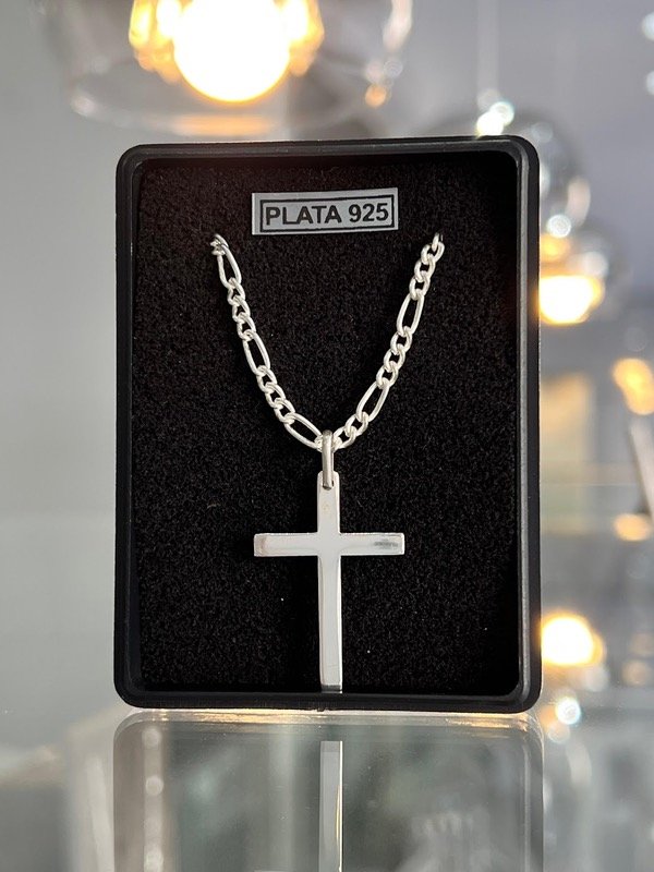 Producto - Cadena con dije cruz mediana