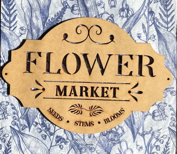 Producto - Cartel Vintage Flower Market