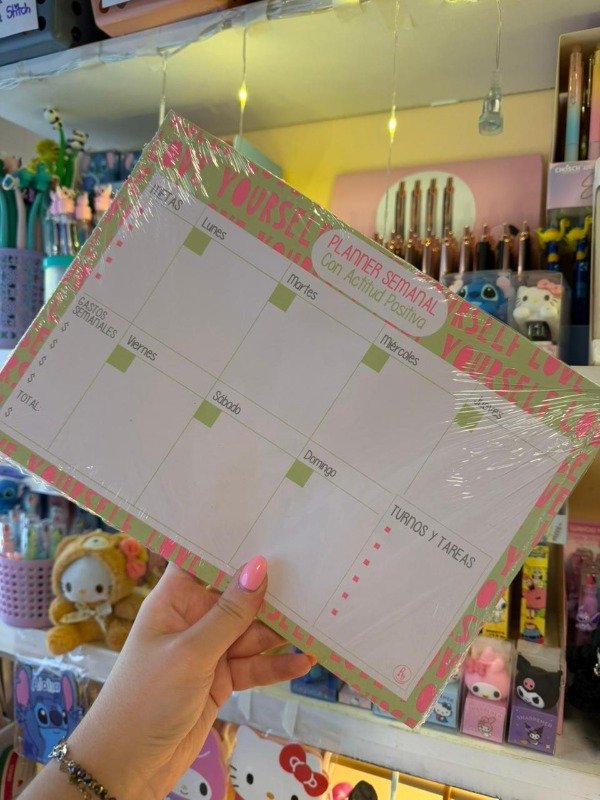 Producto - Block Semanal A4 Perpetuo