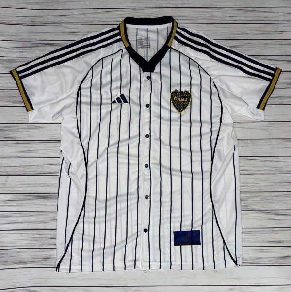 Producto - Camisa Boca Baseball 2025 Blanca